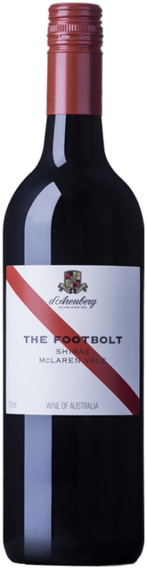 d'Arenberg The Footbolt Shiraz 2016 Front Bottle Shot