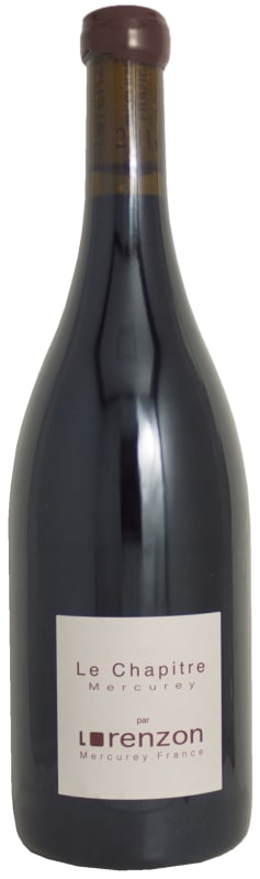 Domaine Bruno Lorenzon Mercurey Le Chapitre Rouge 2017 Front Bottle Shot