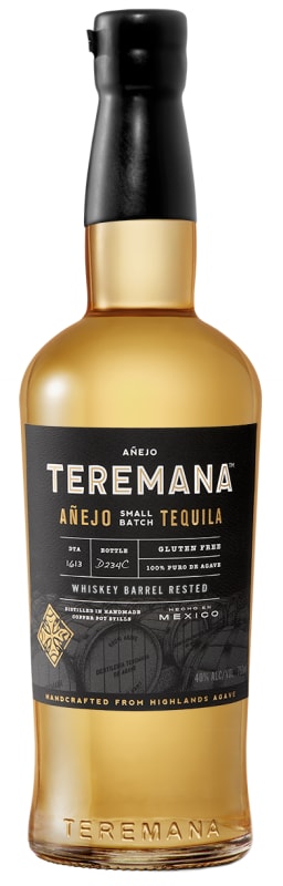 Teremana Anejo Tequila Front Bottle Shot