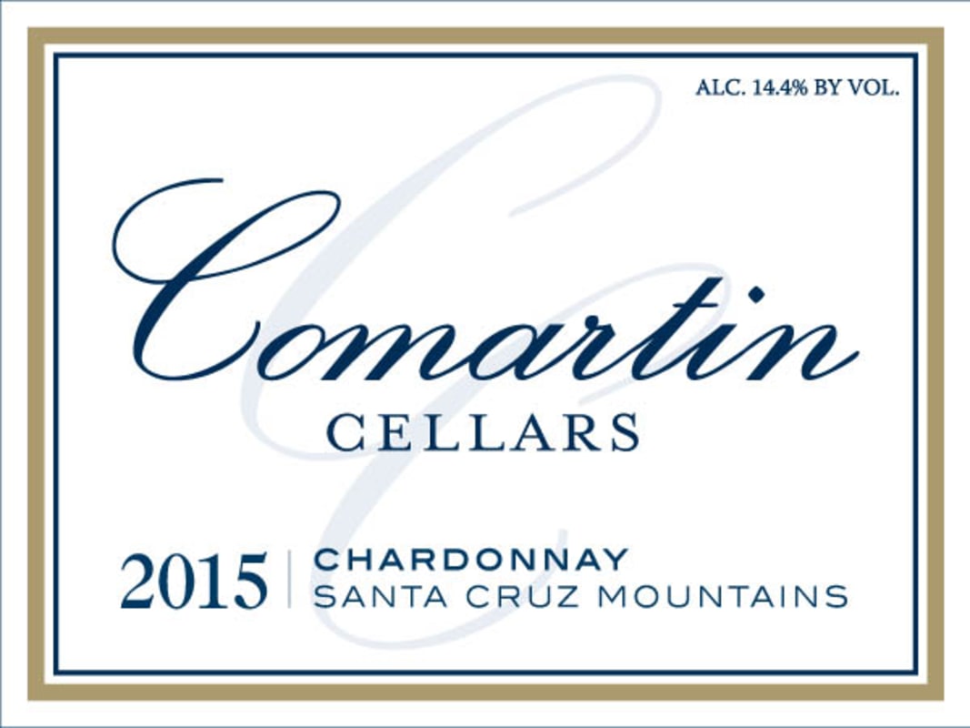 Comartin Cellars Chardonnay 2015 Front Label