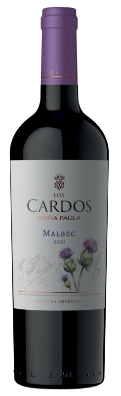 Dona Paula Los Cardos Malbec 2021 Front Bottle Shot