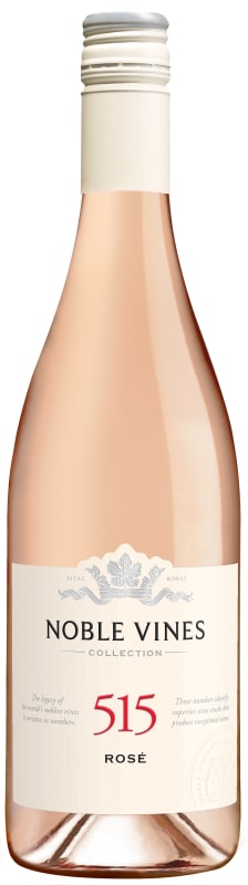 Noble Vines 515 Rose 2020 Front Bottle Shot