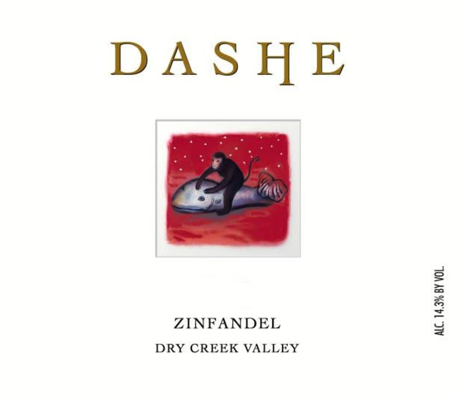 Dashe Dry Creek Reserve Zinfandel (375ML half-bottle) 2016 Front Label