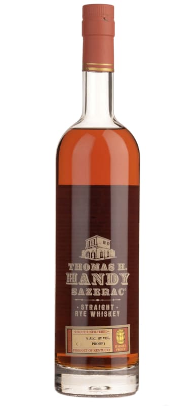 Thomas H. Handy Sazerac Rye Whiskey 127.2 Proof Front Bottle Shot