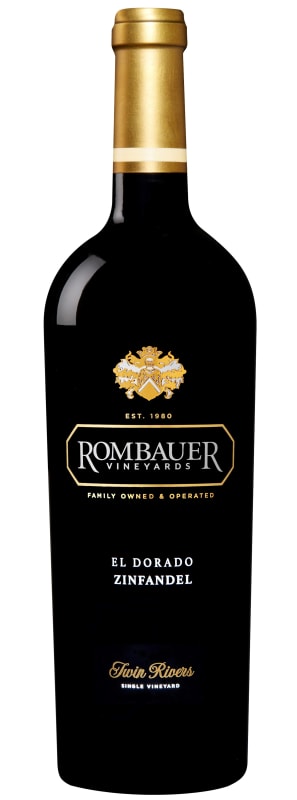 Rombauer El Dorado Twin Rivers Zinfandel 2018 Front Bottle Shot