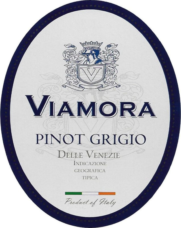 Viamora Pinot Grigio 2015 Front Label