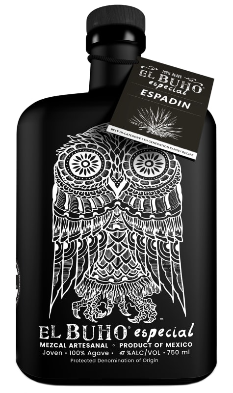 El Buho Especial Espadin Puro Capon Mezcal Front Bottle Shot