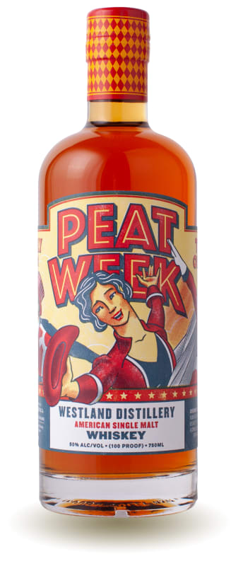 Westland Peat Week American Single Malt Whiskey Front Bottle Shot