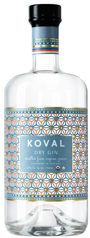 Koval Dry Gin Front Bottle Shot