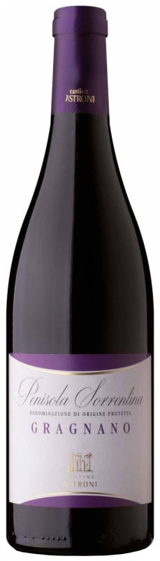 Cantine Astroni Gragnano Penisola Sorrentina 2018 Front Bottle Shot