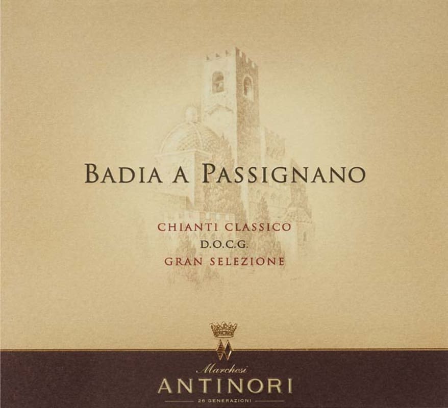 Marchesi Antinori Badia a Passignano Chianti Classico Gran Selezione (1.5 Liter Magnum) 2020 Front Label