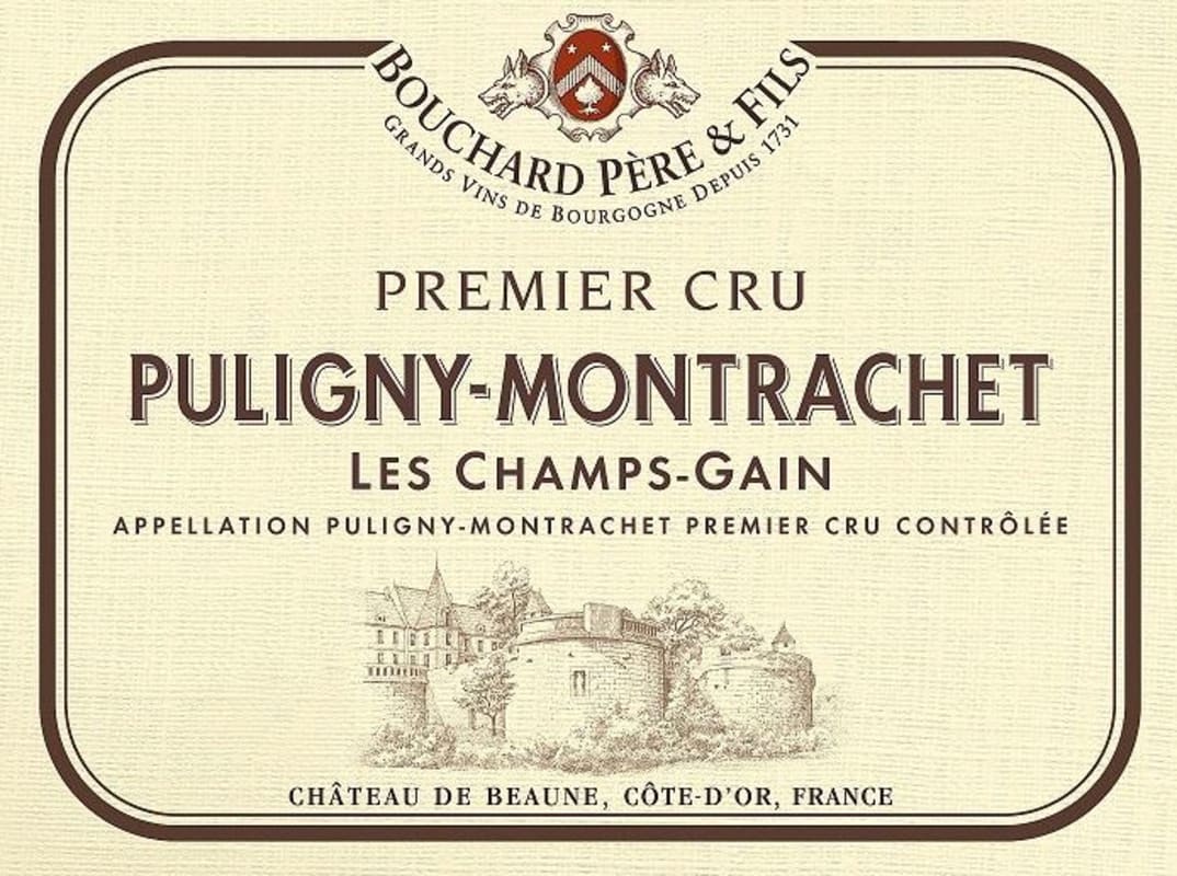 Bouchard Pere & Fils Puligny-Montrachet Les Champs-Gains Premier Cru 2015 Front Label