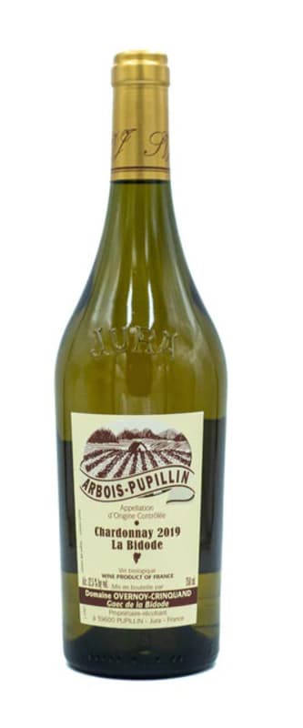 Domaine Overnoy-Crinquand Arbois-Pupillin La Bidode Chardonnay 2019 Front Bottle Shot