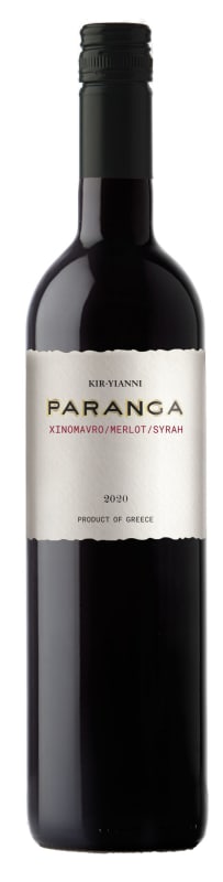 Kir-Yianni Paranga Red Blend 2020 Front Bottle Shot