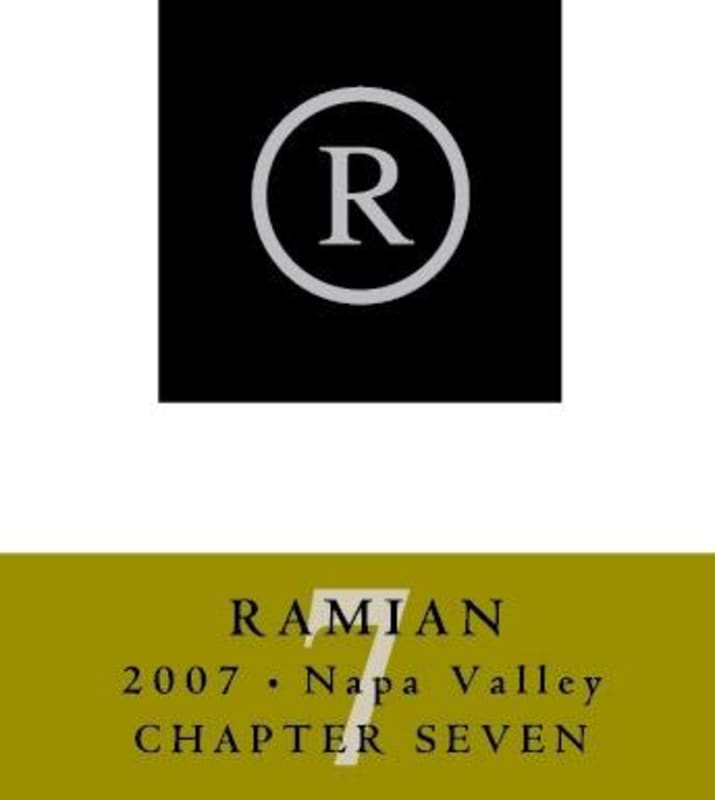 Ramian Estate Chapter Series Red 2007 Front Label