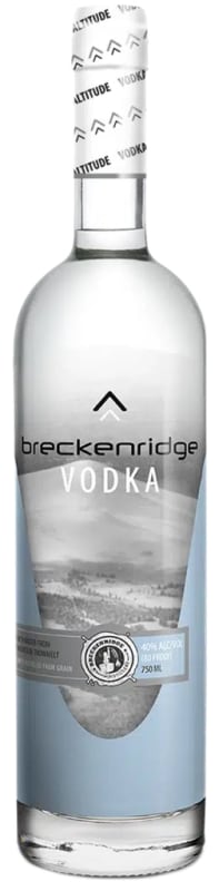 Breckenridge Vodka Front Bottle Shot