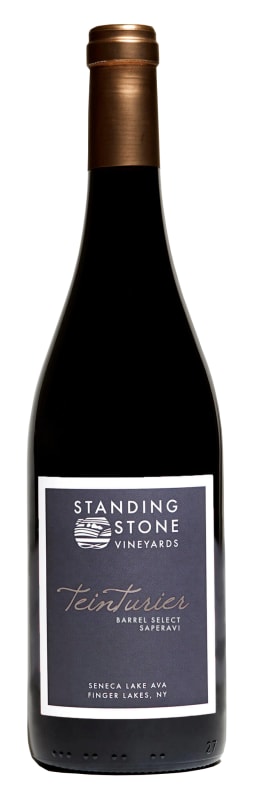Standing Stone Vineyards Teinturier Saperavi 2020 Front Bottle Shot
