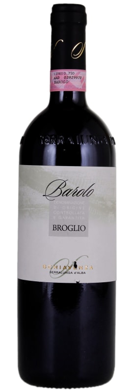 Schiavenza Barolo Broglio 2015 Front Bottle Shot