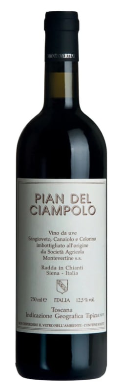 Montevertine Pian del Ciampolo Toscana Rosso 2023 Front Bottle Shot