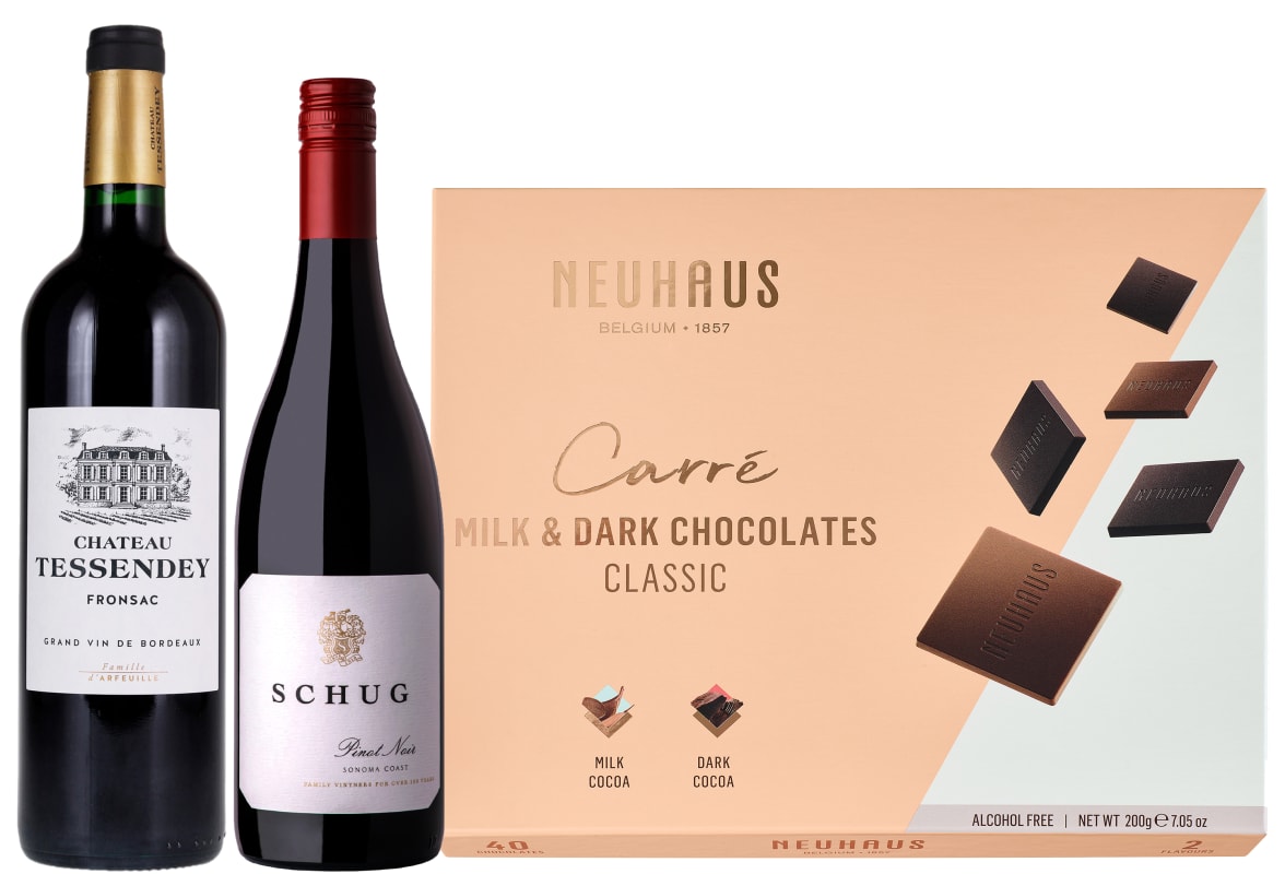 93 Point Red Wine & Chocolate Wine Pairing Gift Set Gift Product Image