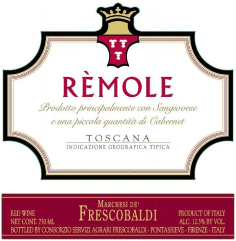 Frescobaldi Remole 2004 Front Label