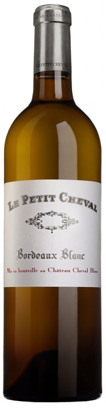 Chateau Cheval Blanc Le Petit Cheval Bordeaux Blanc 2016 Front Bottle Shot