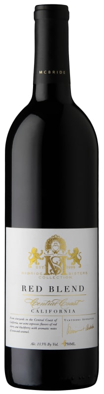 McBride Sisters Central Coast Red Blend 2016 Front Bottle Shot