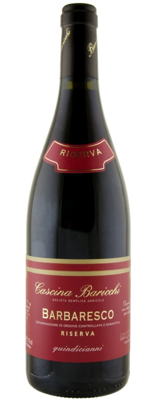 Cascina Baricchi Barbaresco Riserva Quindicianni 2010 Front Bottle Shot