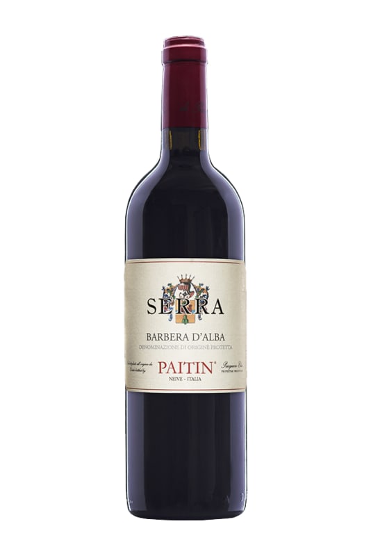 Paitin Serra Barbera d'Alba 2019 Front Bottle Shot