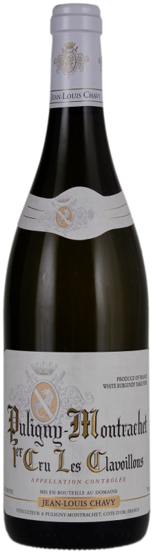 Jean-Louis Chavy Puligny-Montrachet Les Clavoillons Premier Cru 2015 Front Bottle Shot