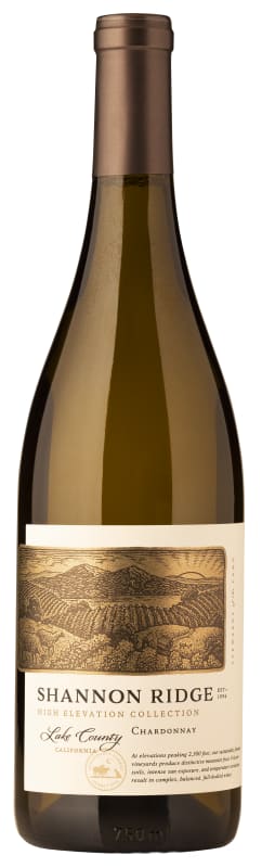 Shannon Ridge High Elevation Chardonnay 2024 Front Bottle Shot