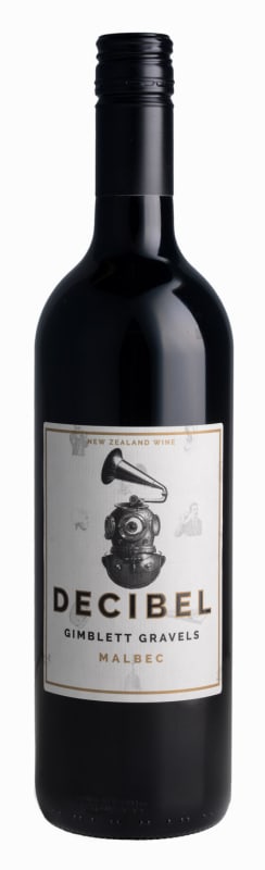 Decibel Wines Malbec Gimblett Gravels 2018 Front Bottle Shot