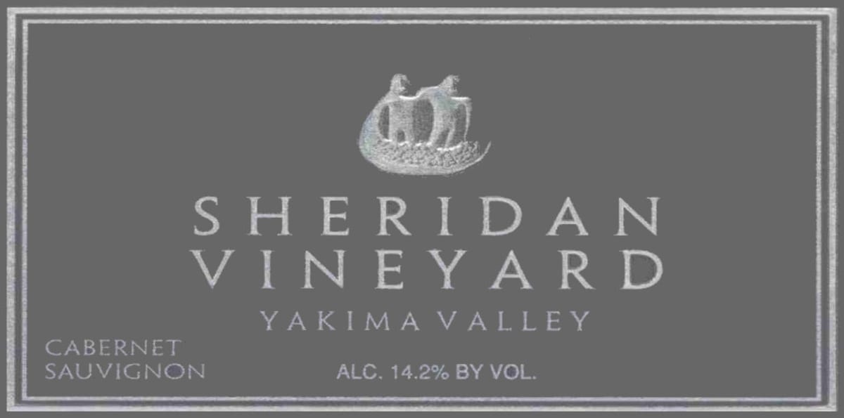 Sheridan Vineyard Cabernet Sauvignon 2011 Front Label