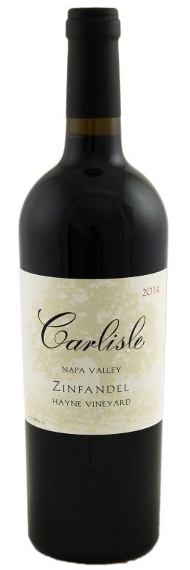 Carlisle Hayne Vineyard Zinfandel 2014 Front Bottle Shot