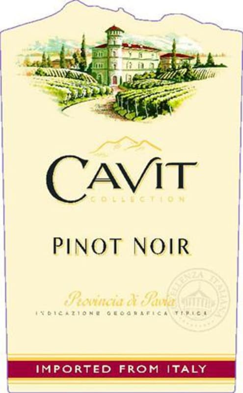 Cavit Pinot Noir 2015 Front Label