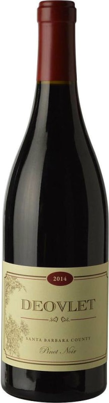 Deovlet Santa Barbara County Pinot Noir 2014 Front Bottle Shot