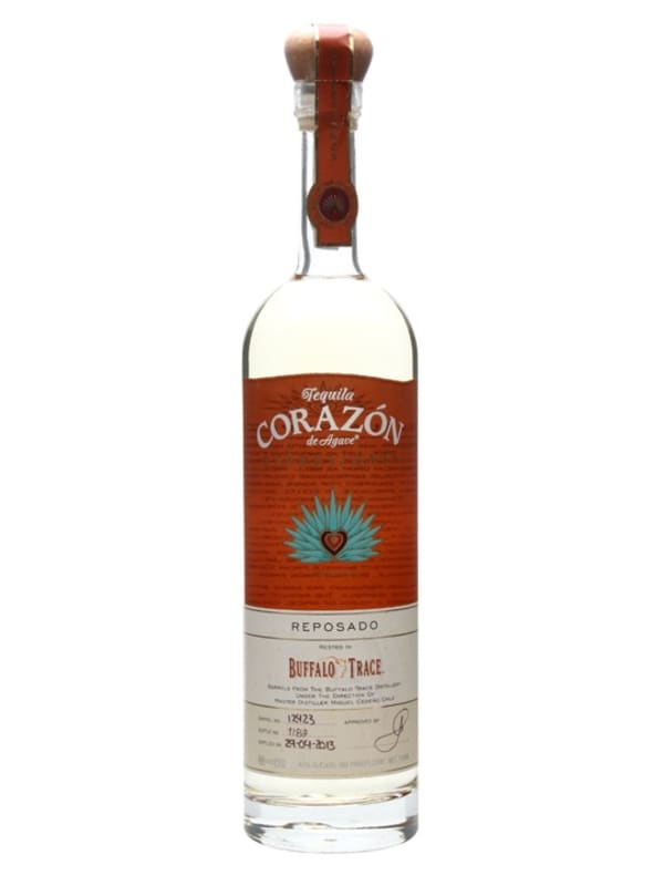 Corazon Buffalo Trace Reposado Tequila Front Bottle Shot