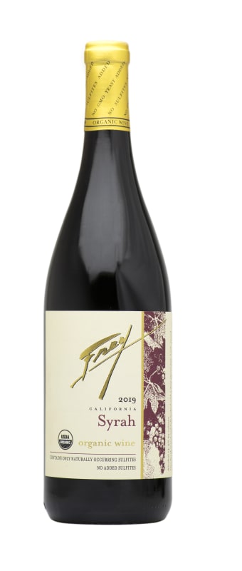 Frey Organic Syrah 2019 Front Bottle Shot