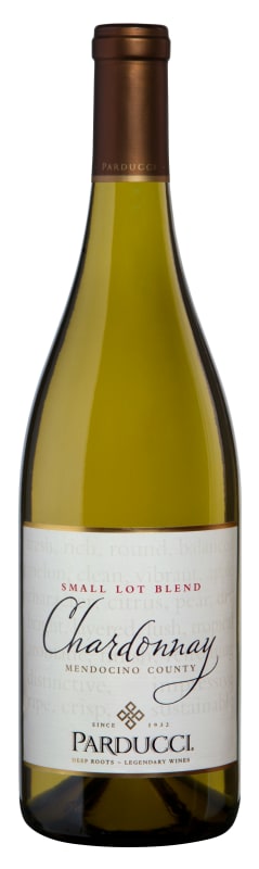Parducci Small Lot Blend Chardonnay 2015 Front Bottle Shot