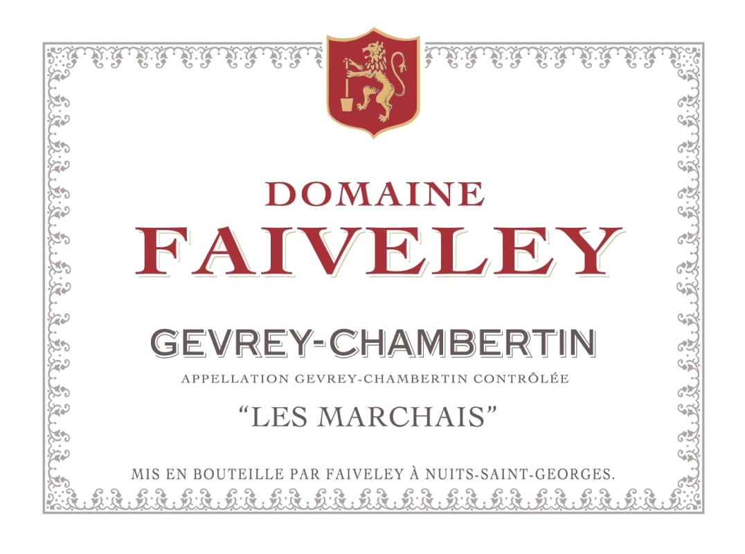 Faiveley Gevrey-Chambertin Les Marchais 2010 Front Label