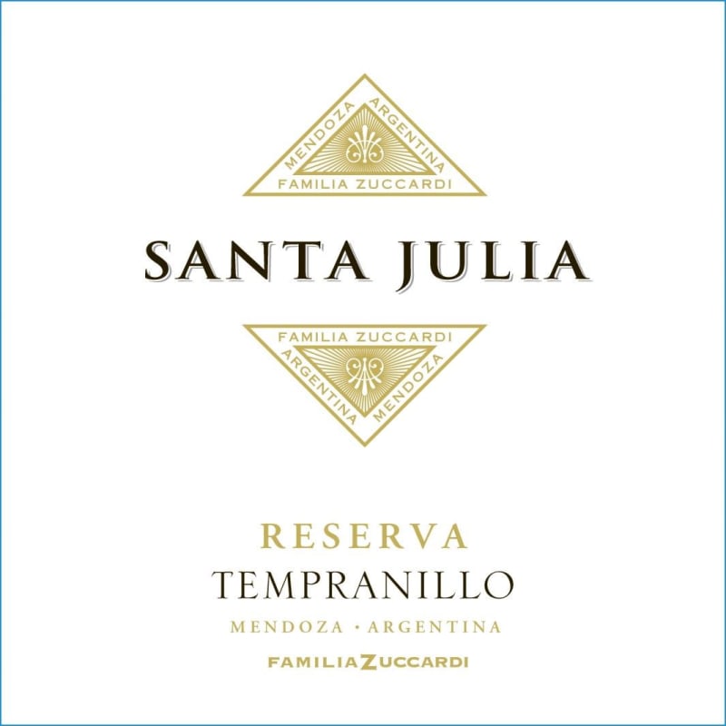 Santa Julia Reserva Tempranillo 2007 Front Label