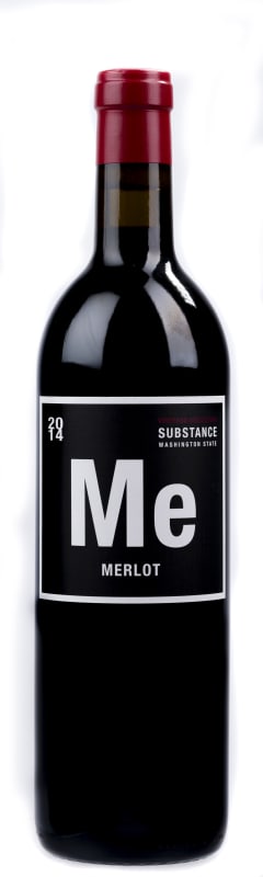 Substance Vineyard Collection Northridge Merlot 2014 Front Bottle Shot