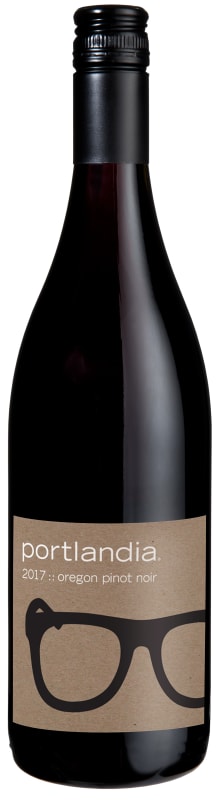 Portlandia Winery Pinot Noir 2017 Front Bottle Shot