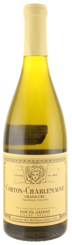 Louis Jadot Corton-Charlemagne Grand Cru Domaine Des Heritiers 2016 Front Bottle Shot
