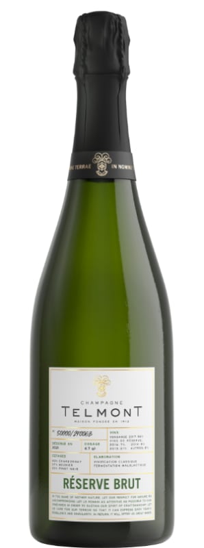 Champagne Telmont Reserve Brut Front Bottle Shot