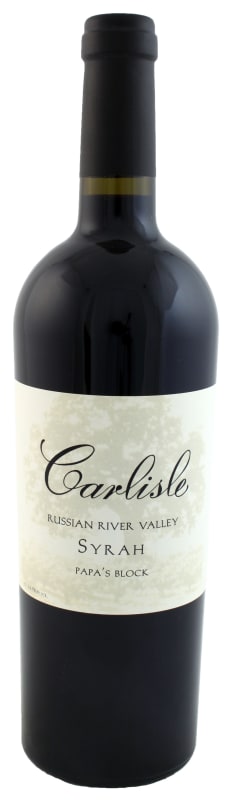 Carlisle Papa's Block Syrah 2019 Front Bottle Shot