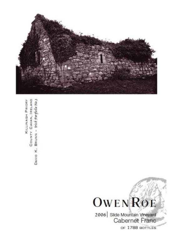 Owen Roe Slide Mountain Cabernet Franc 2006 Front Label