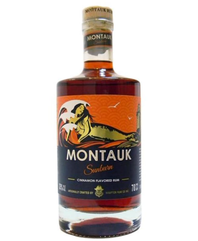 Montauk Sunburn Cinnamon Flavored Rum Front Bottle Shot