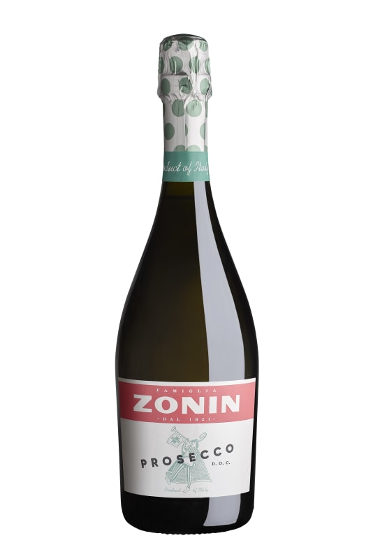 Zonin Prosecco Front Bottle Shot