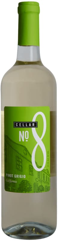 Cellar No. 8 Pinot Grigio 2014 Front Bottle Shot